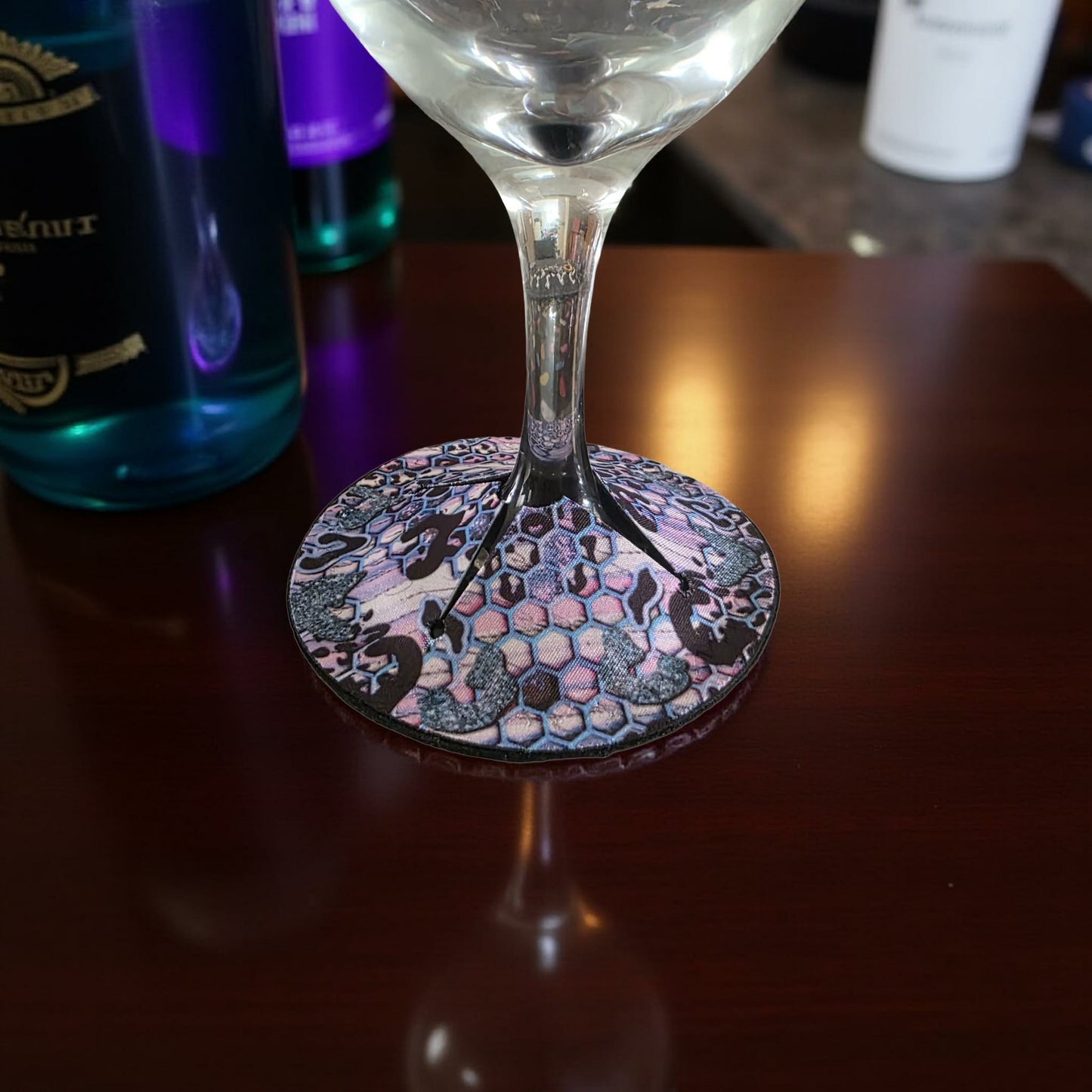 Blue and Purple honeycomb