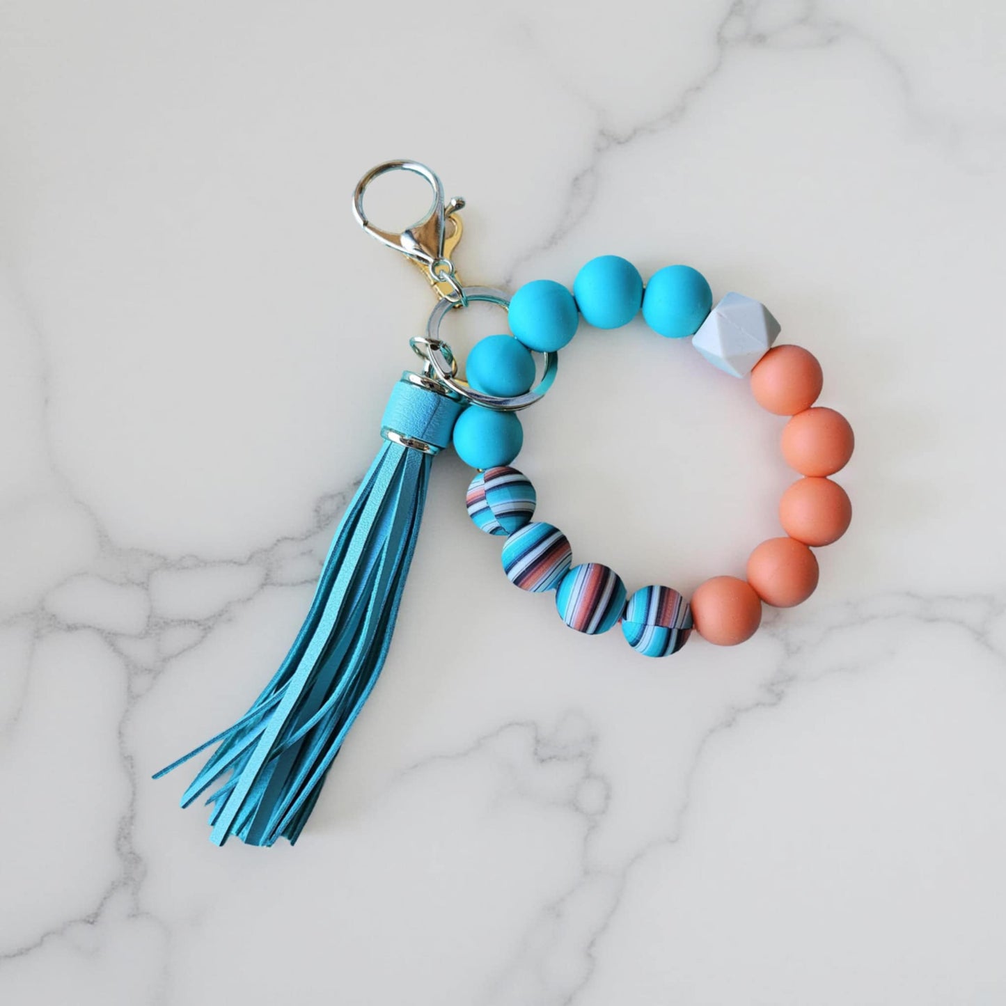 Orange & Mint Green