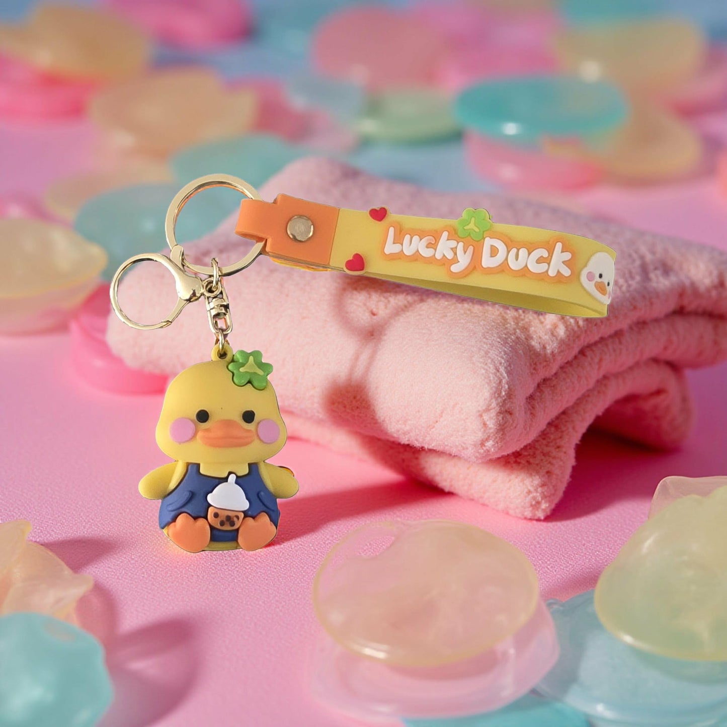 Lucky Duck with a Milk Tea