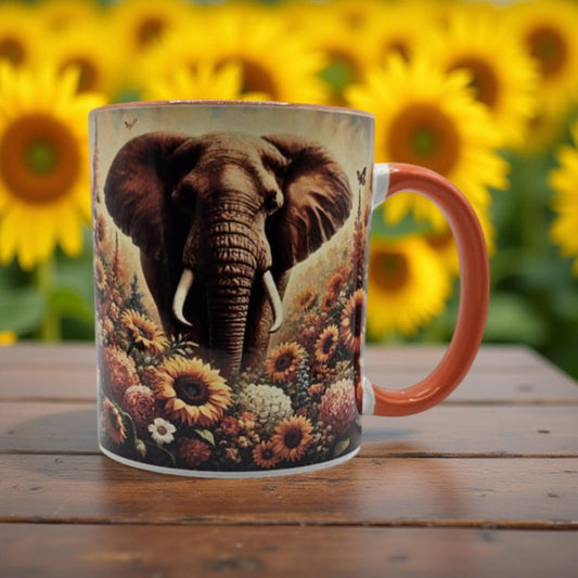 Elephant with floral