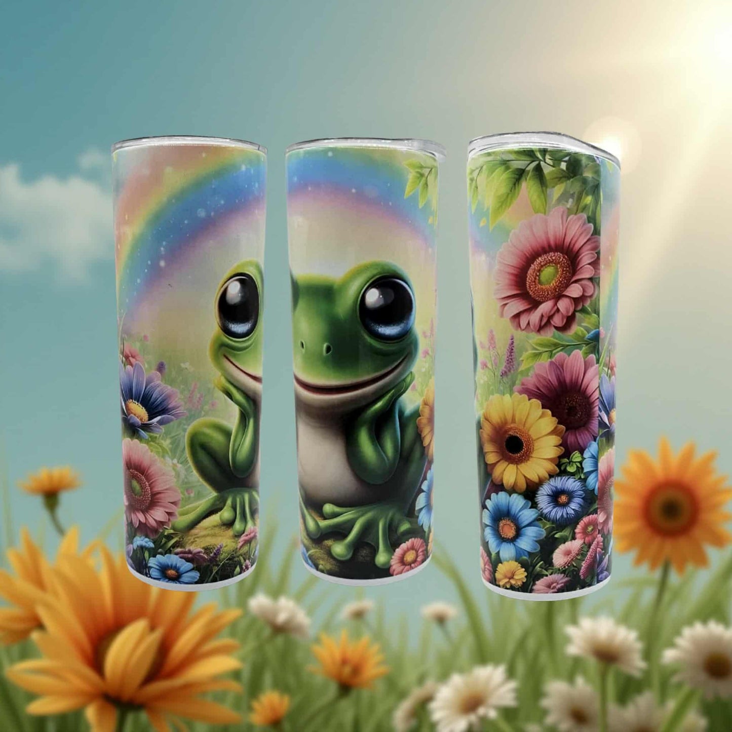Cute frog in the summertime