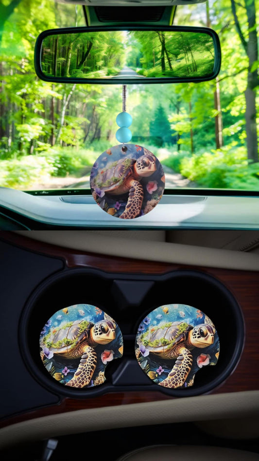Beautiful Turtle under the sea
