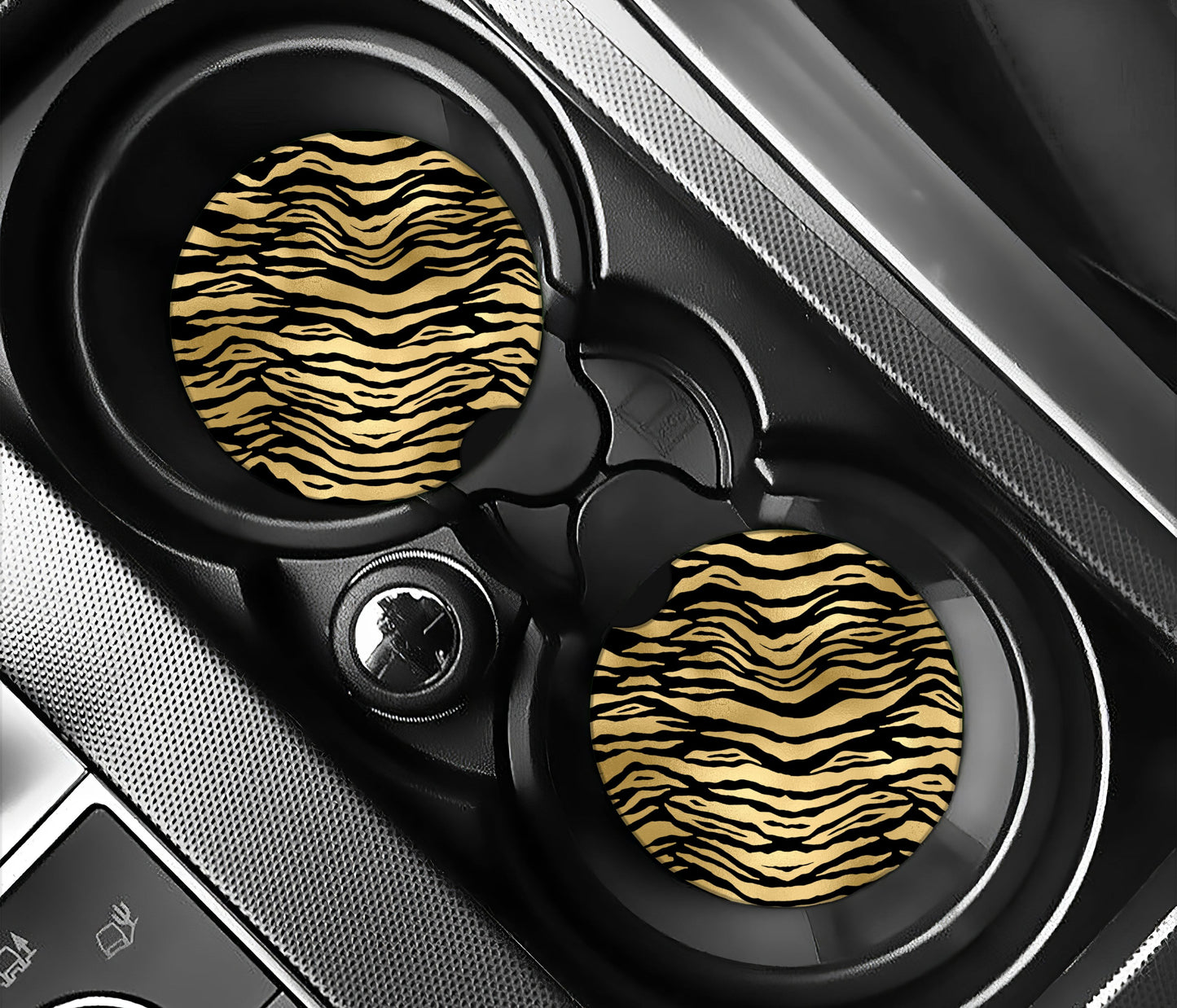 Gold with black stripes