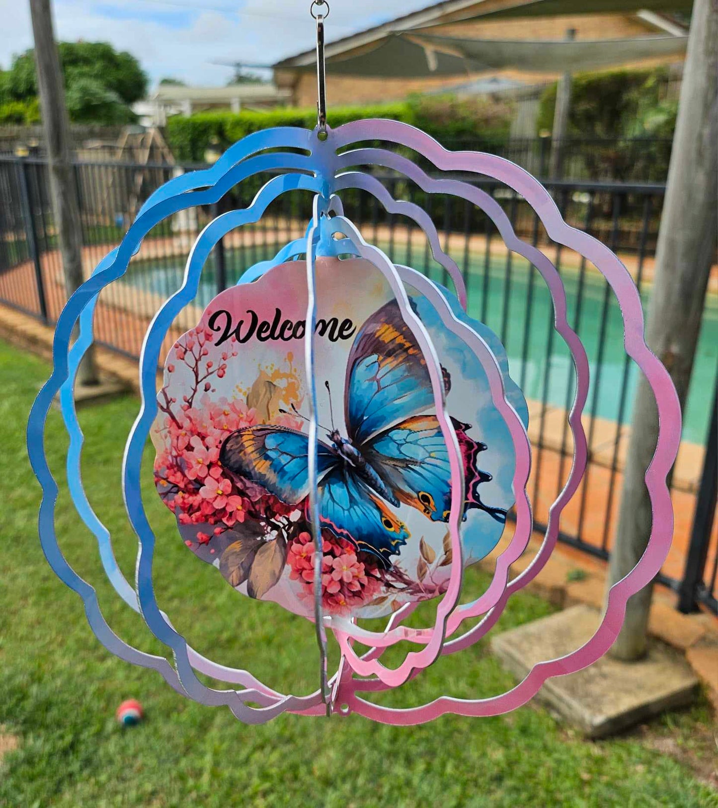 Welcome with a beautiful Butterfly