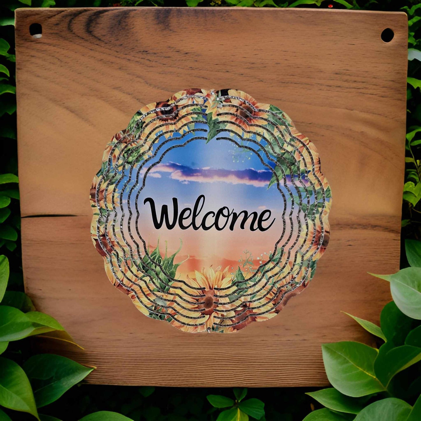 Welcome with Sunflowers