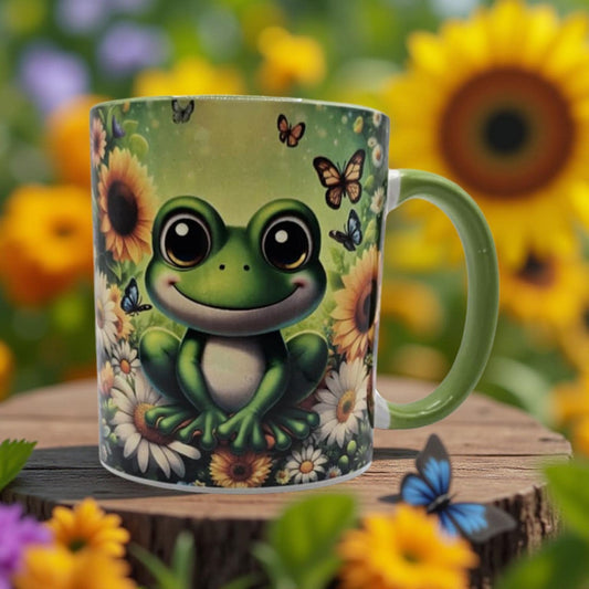 Cute Frog in the springtime