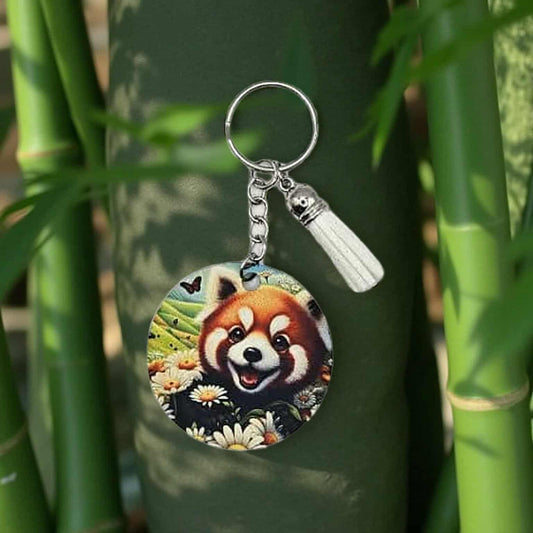 Happy red panda