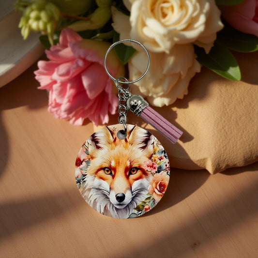 Fox and floral