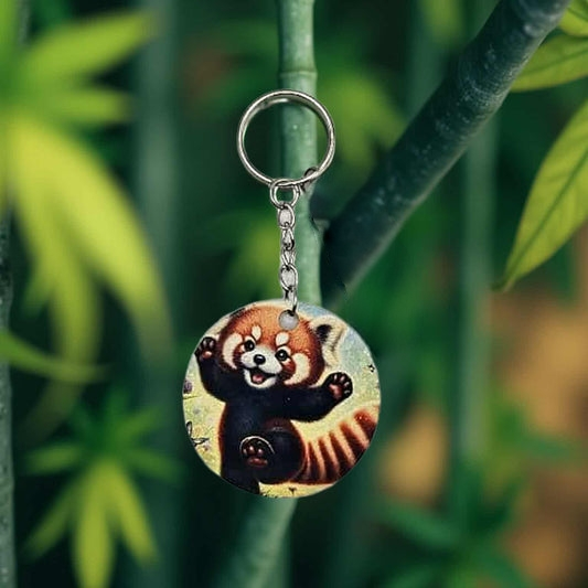 Dancing red panda