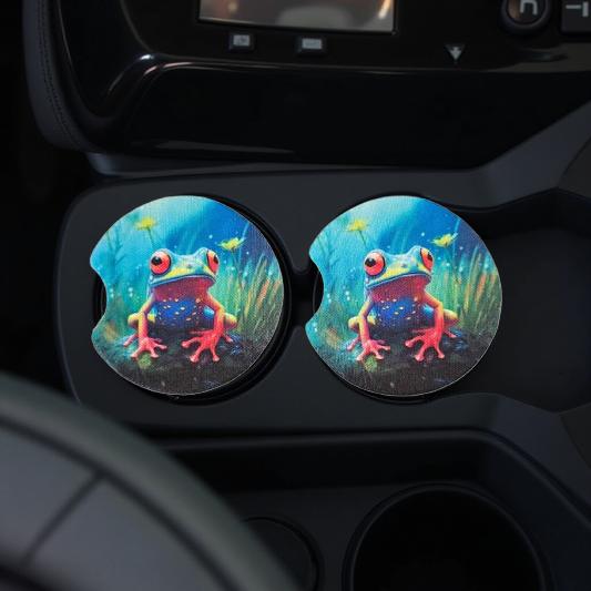 Cute Green Frogs
