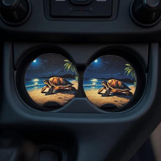 Turtles by the sea