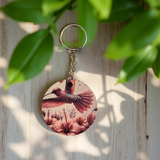 Pink hummingbird