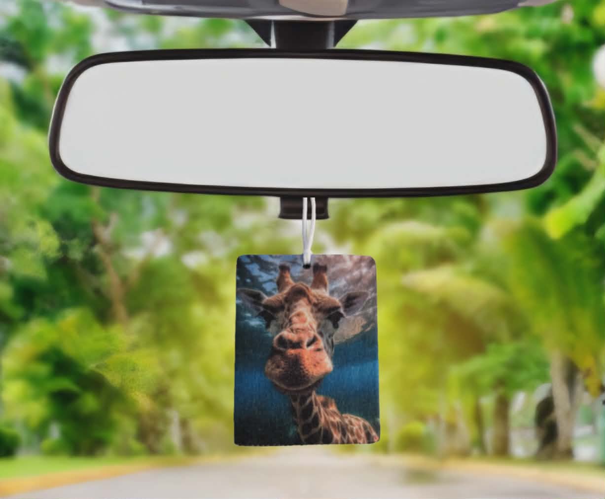 Giraffe in the water