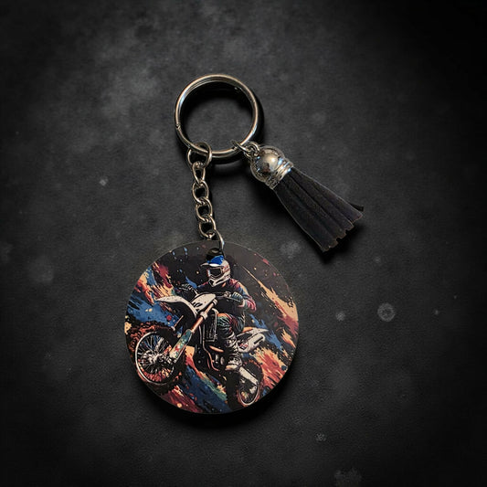 Neon paint splash - Dirt bike