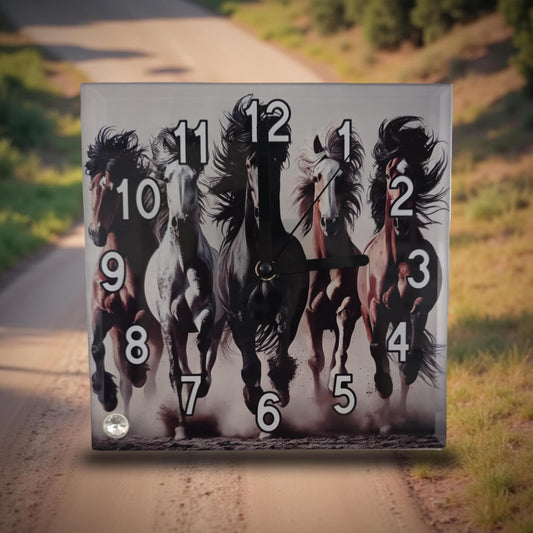 Galloping horses