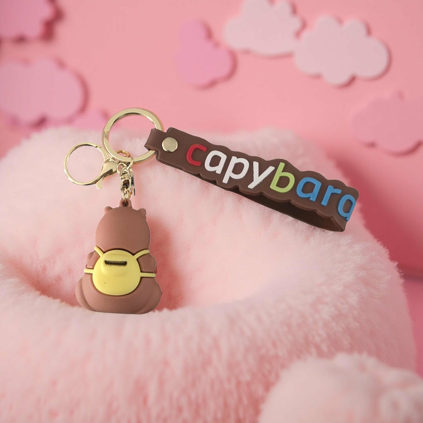 Capybara with Yellow Backpack