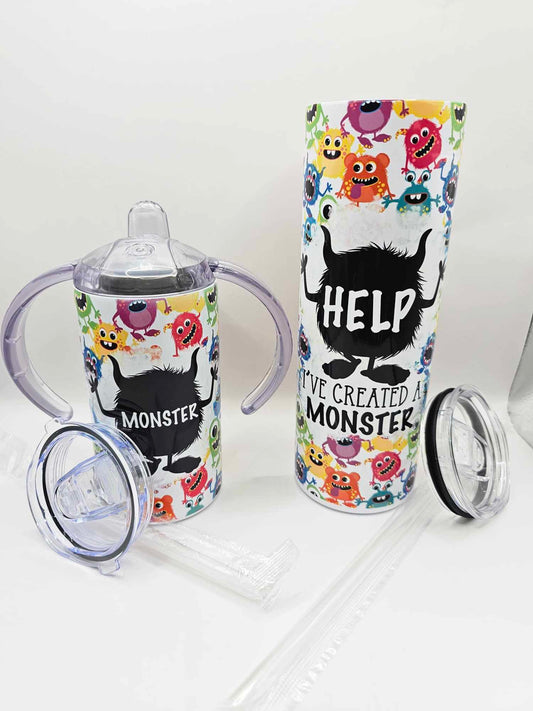 Help Tumbler and Monster Sippy cup