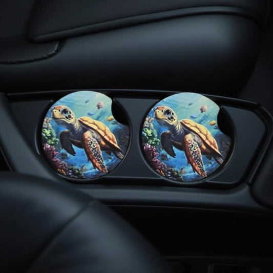 Turtle Swimming in the Ocean