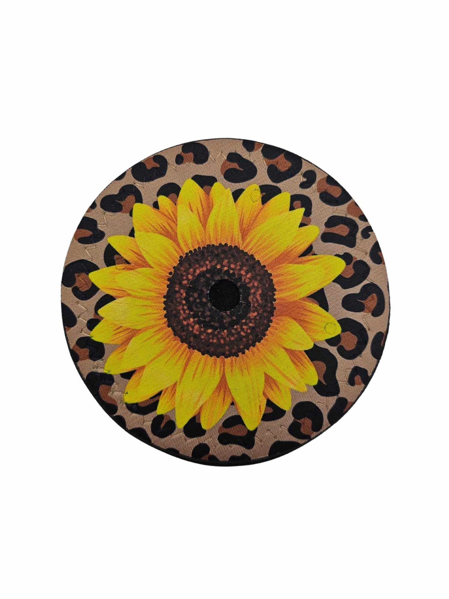 Sunflower and Leopard Pattern