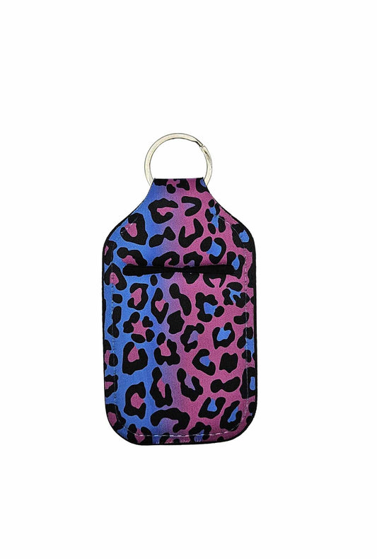 Blue and Purple Leopard Print