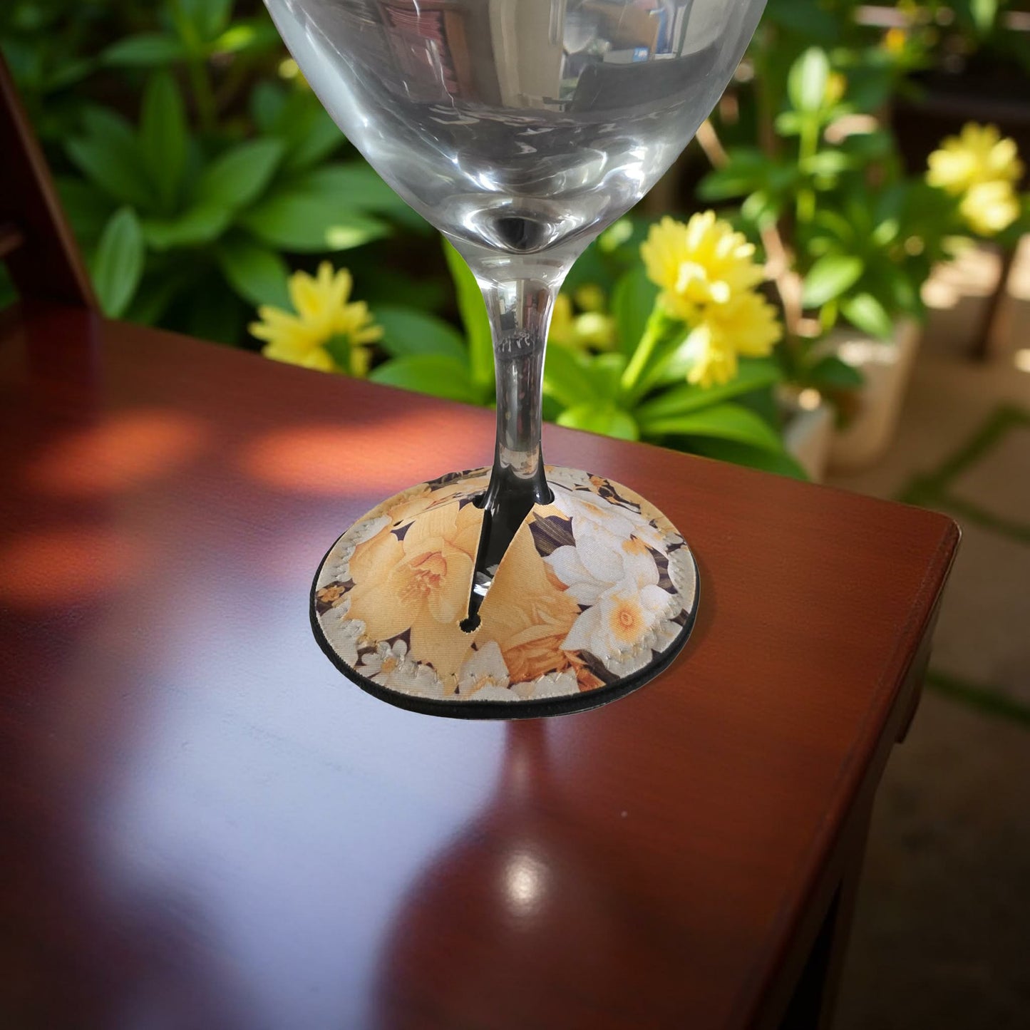 White and Yellow Floral