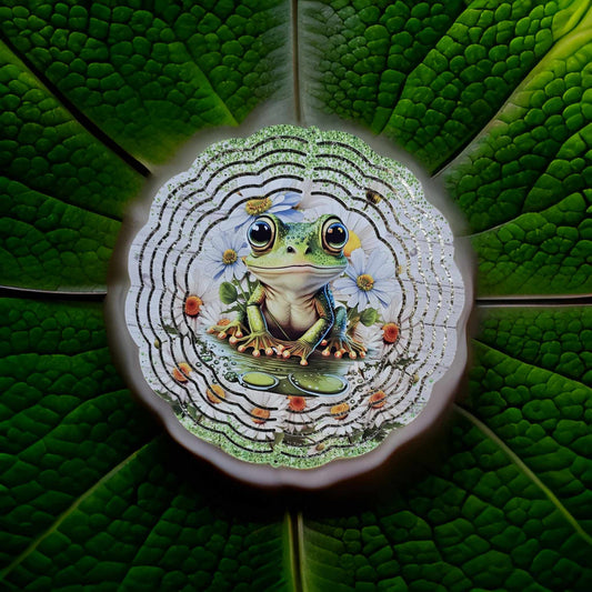 Cute Green Frog