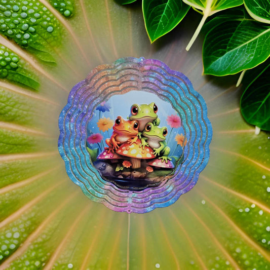 3 Frogs and Mushrooms