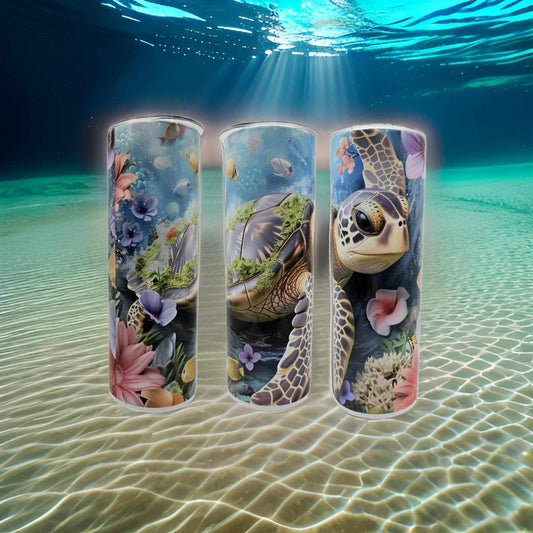 Turtle in the sea