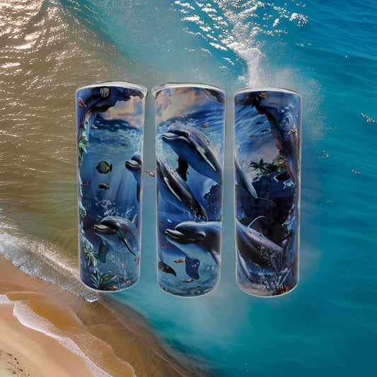 Dolphins in the Sea