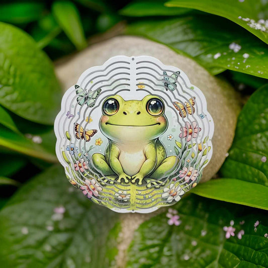 Cute cartoon frog