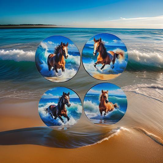 Horses on the Beach