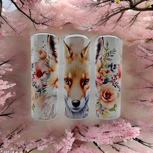 Fox and floral