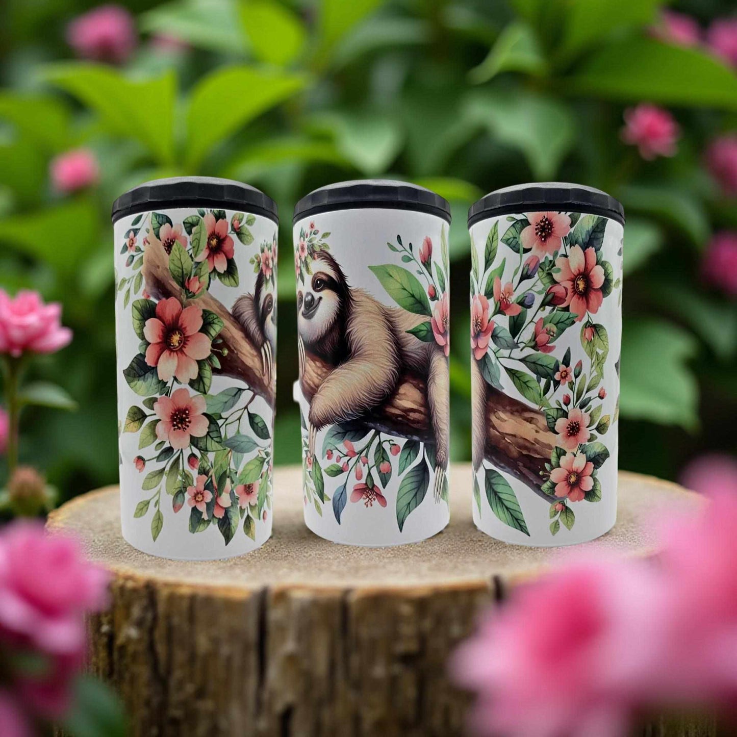 Sloth with floral