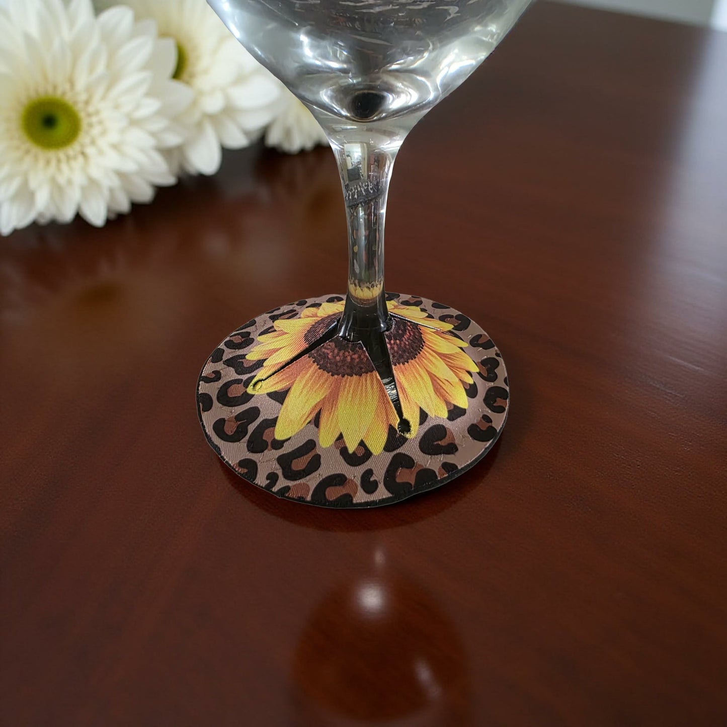 Sunflower and Leopard Pattern