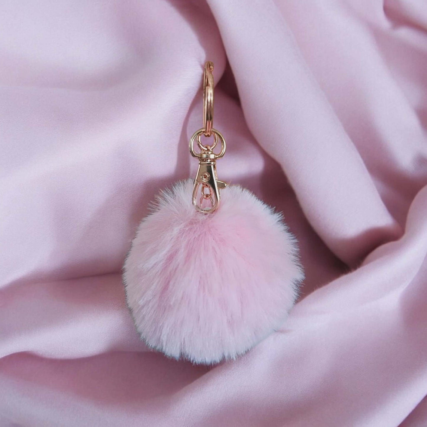 Super Soft pom Pom keychain