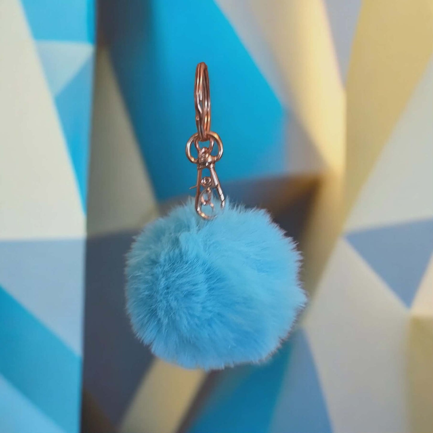 Super Soft pom Pom keychain
