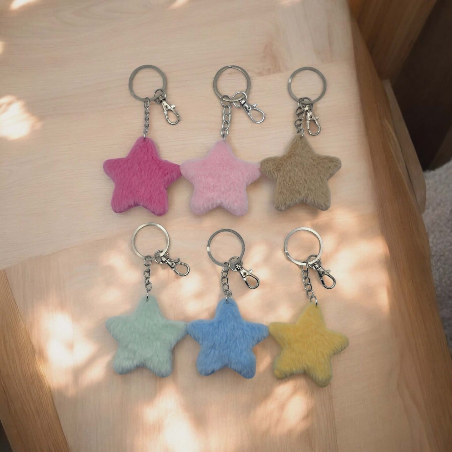 Plush Star Keychain