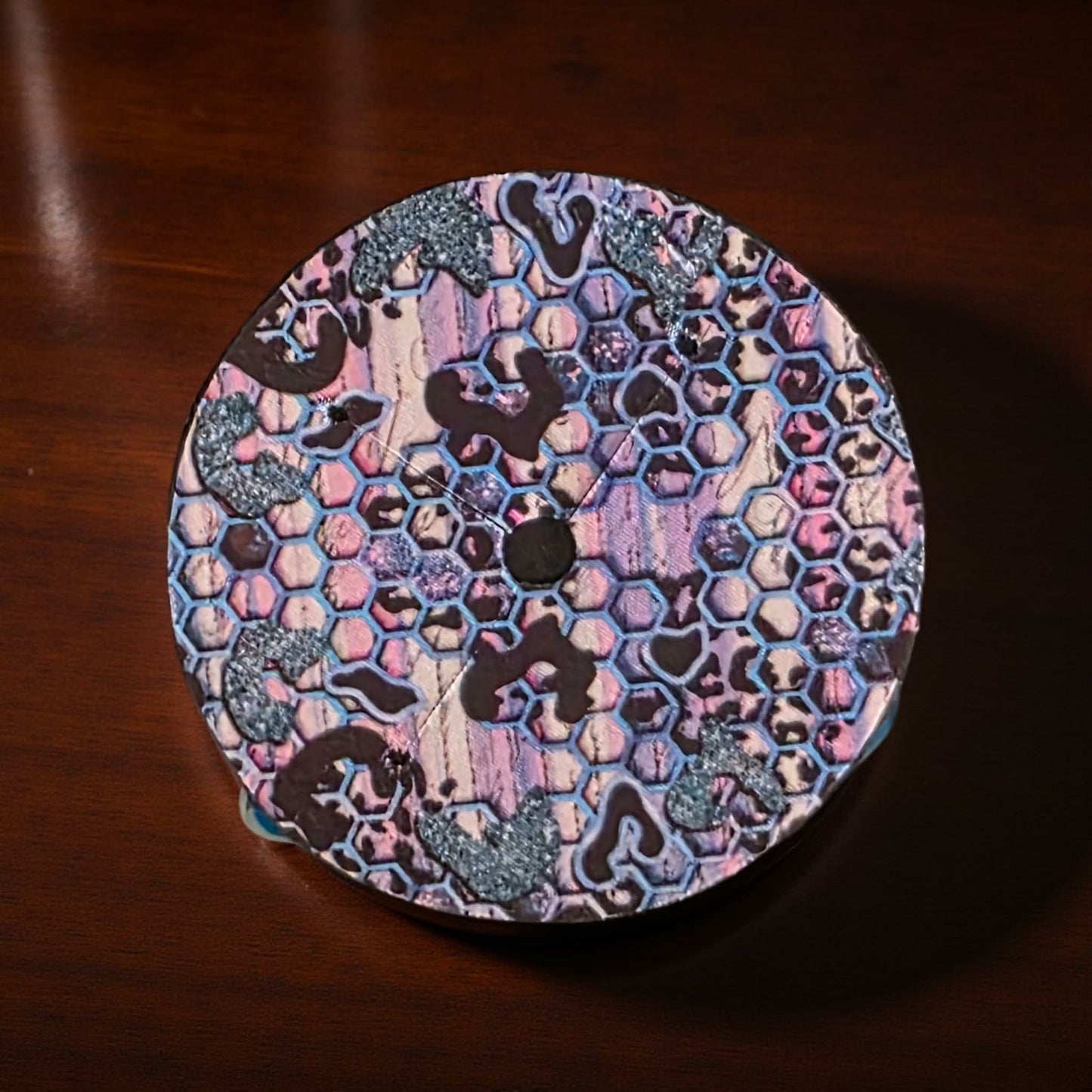 Blue and Purple honeycomb