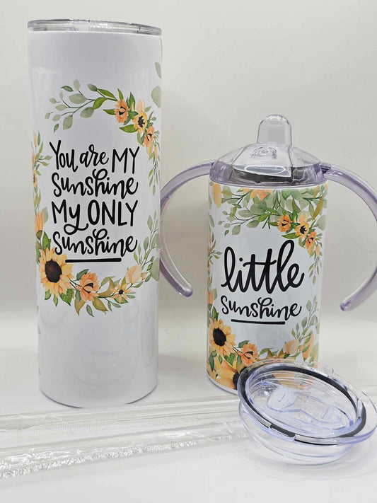 My Sunshine Tumbler and Little Sunshine Sippy Set