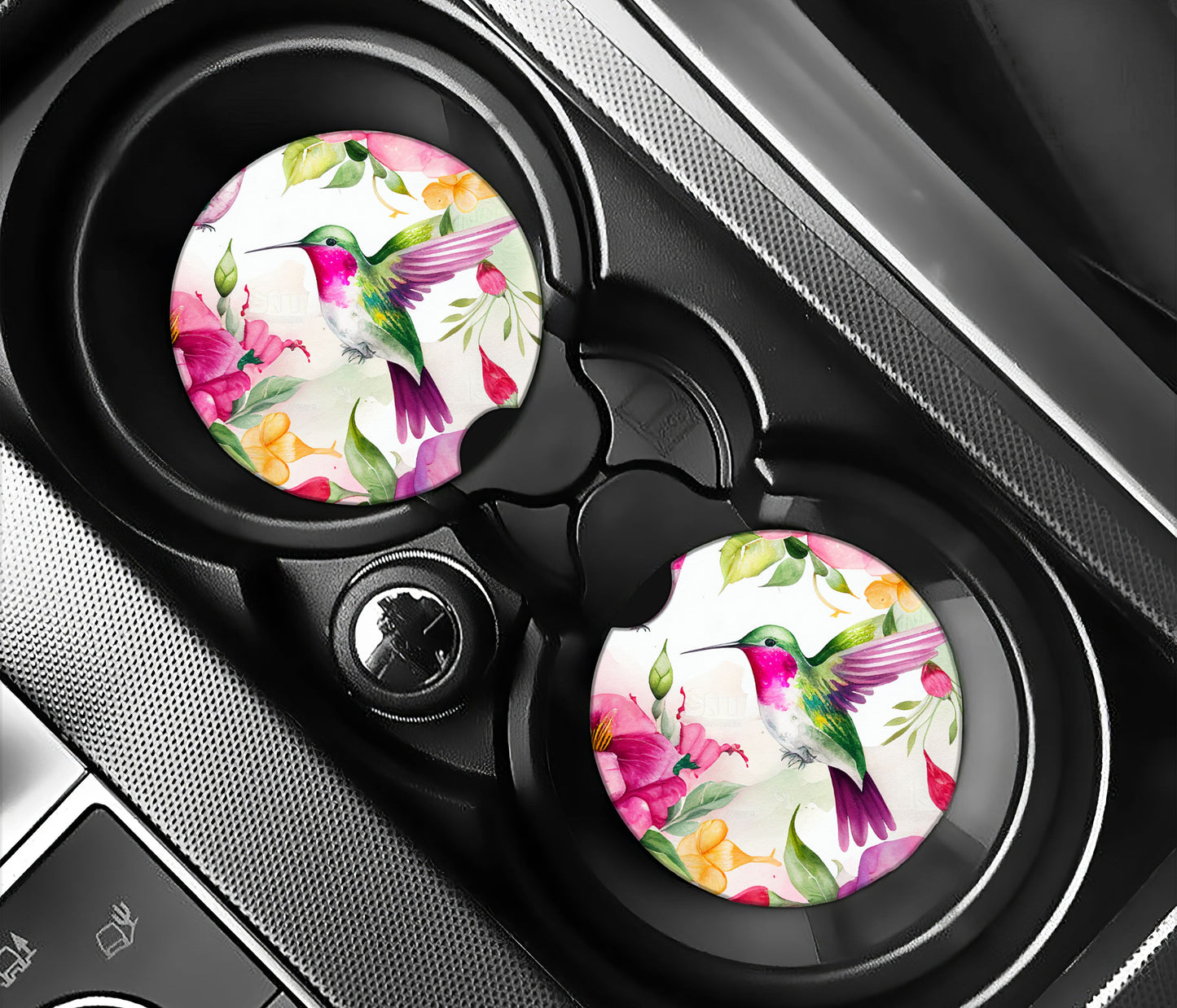 Hummingbird and floral