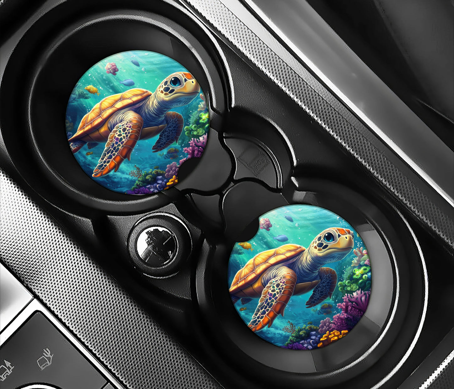 Turtle Swimming in the Ocean