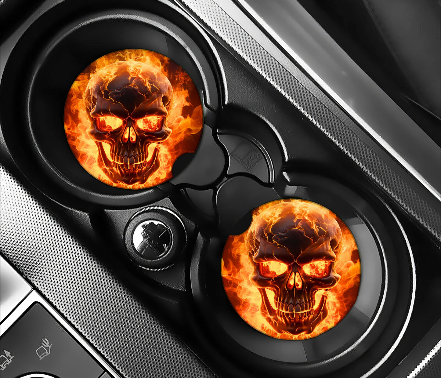 Fire skull