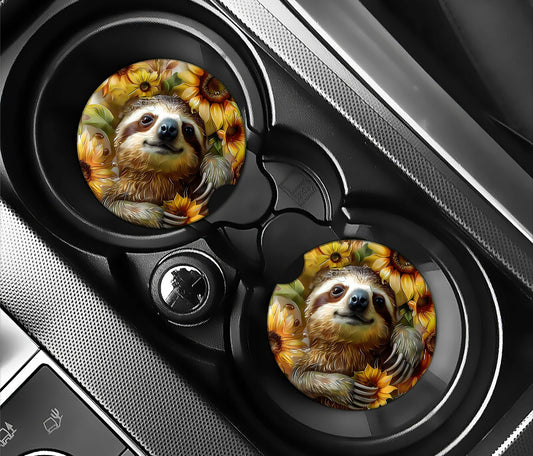 Sloth and Sunflowes NO.2