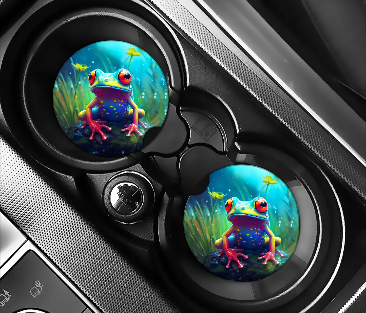 Cute Green Frogs