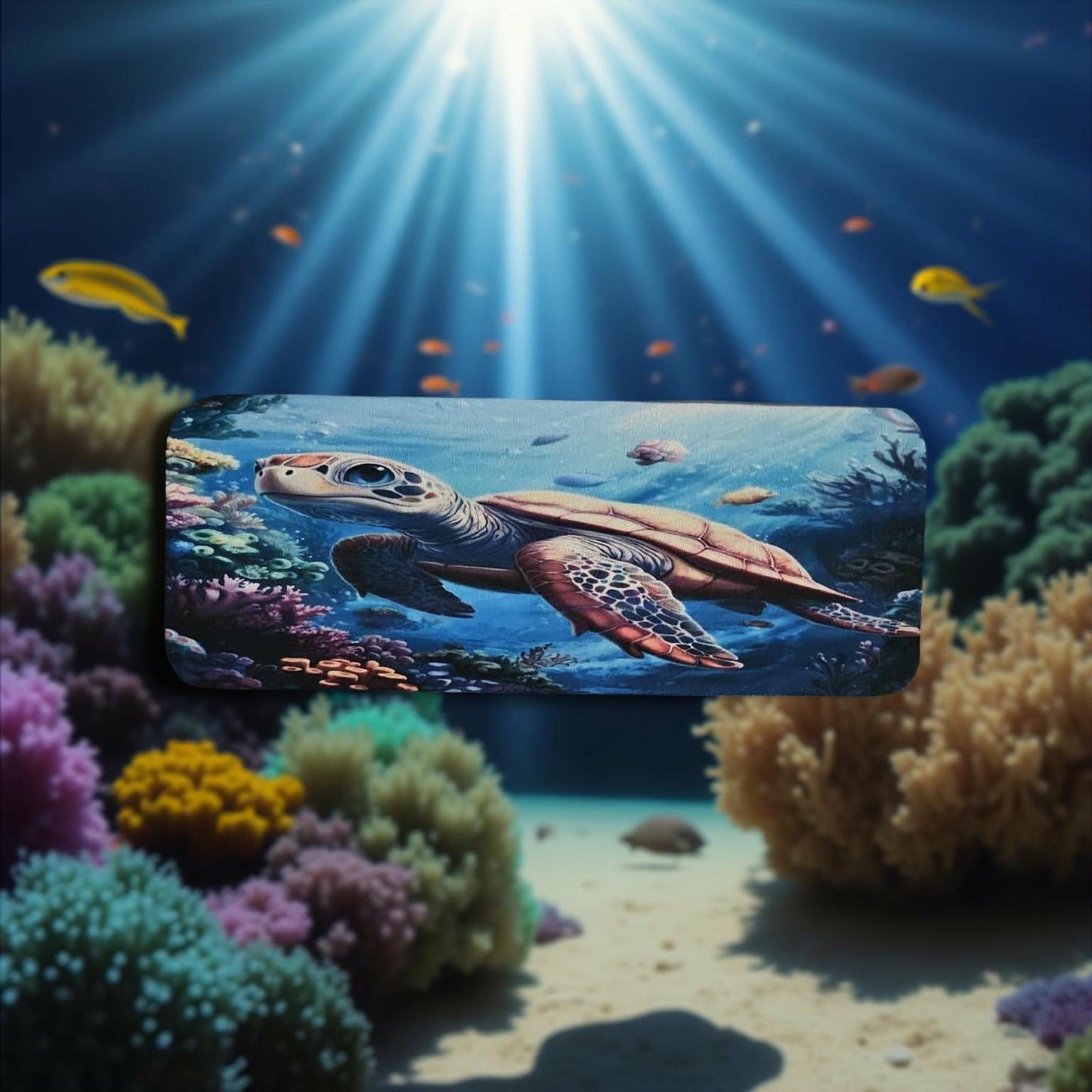 Turtle under the sea