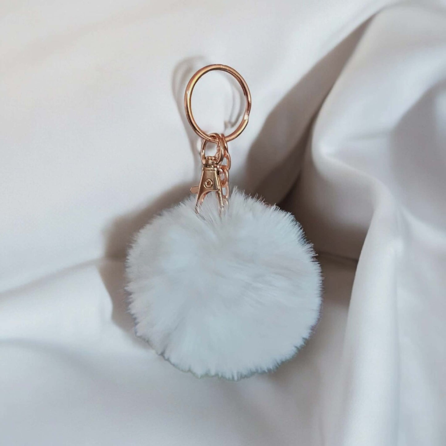 Super Soft pom Pom keychain