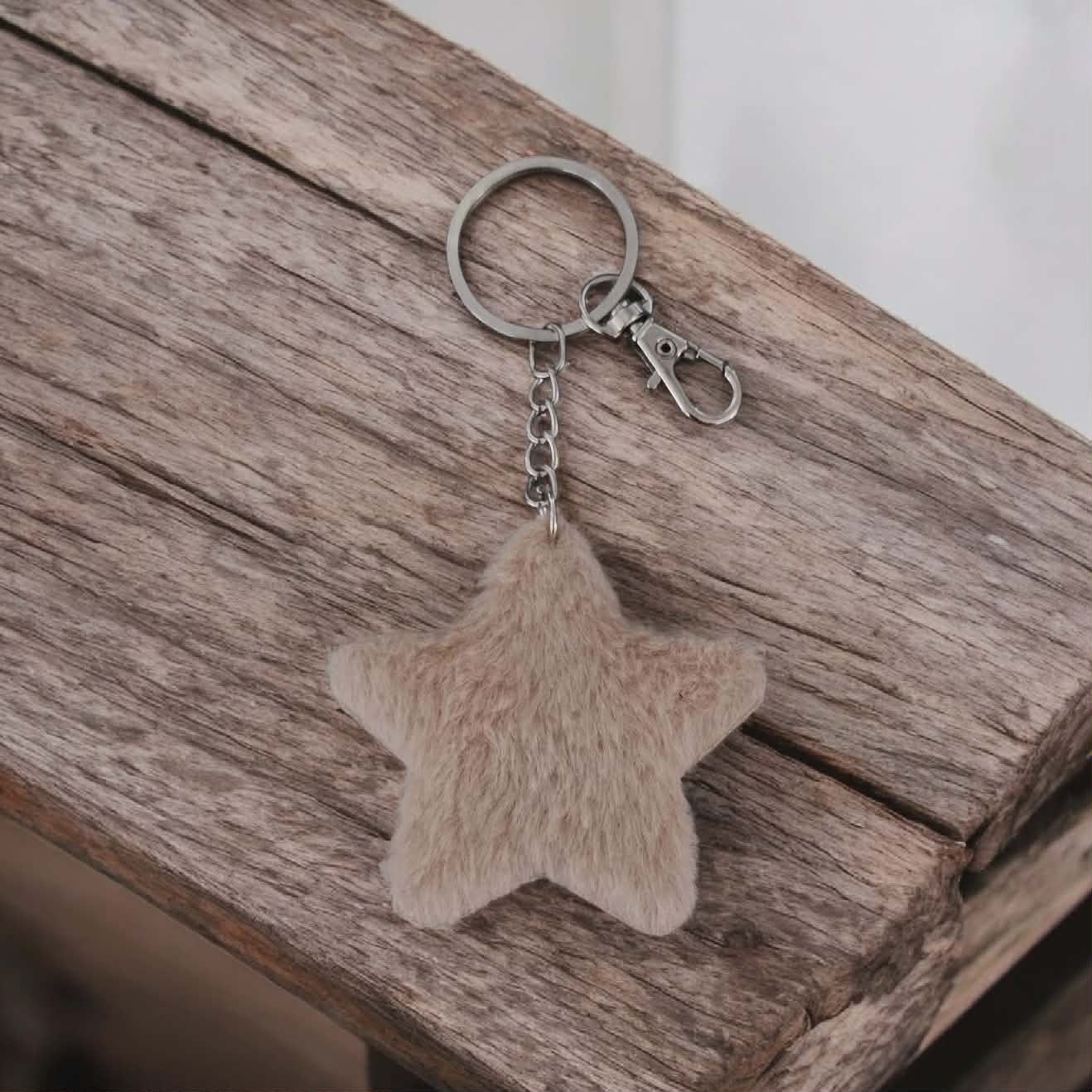 Plush Star Keychain