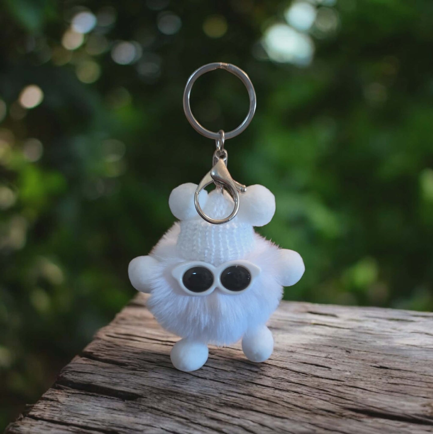 Cute Plush Gnome Keychain