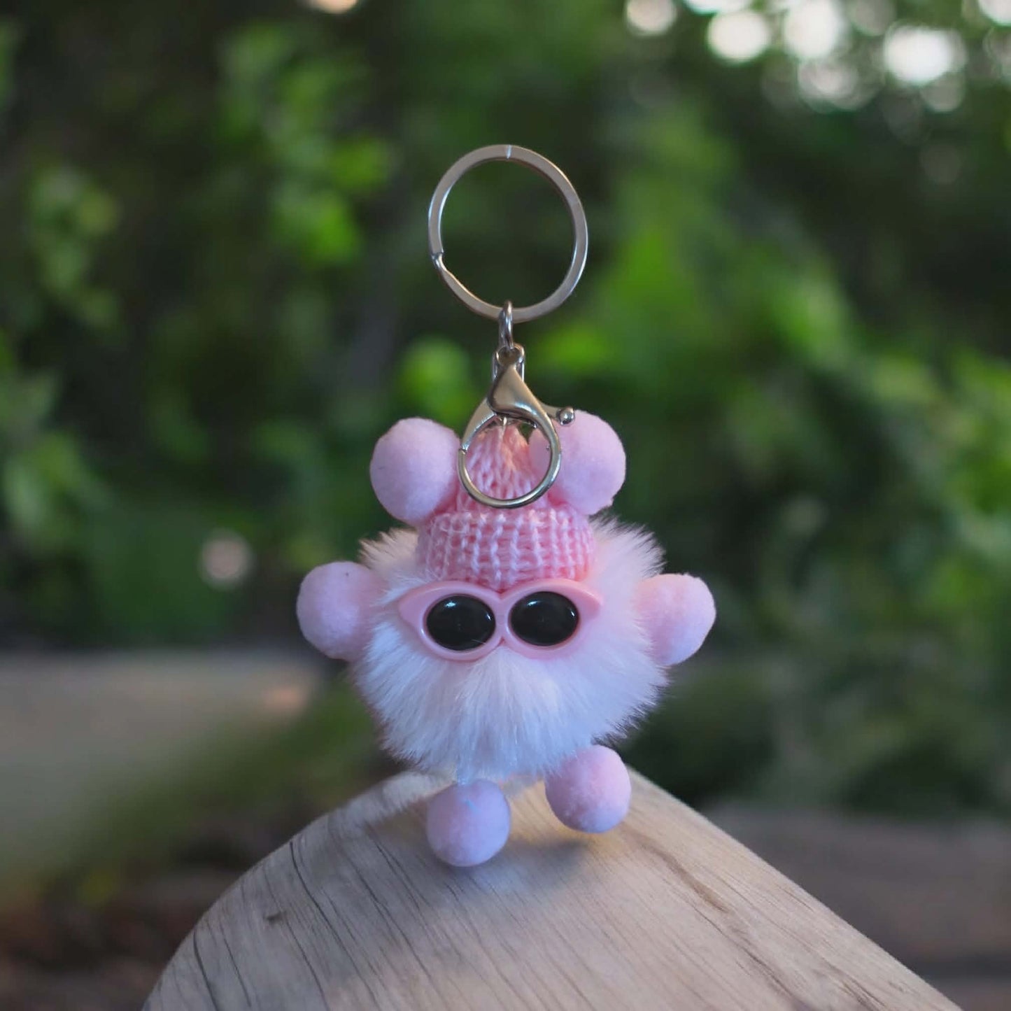Cute Plush Gnome Keychain