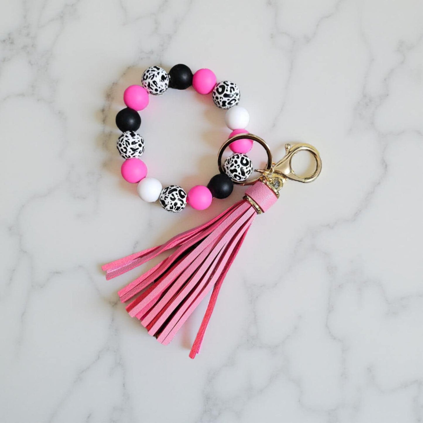 Hot Pink, Black & White